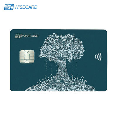 Magstripe Blank RFID Cards UV Color Printing Glossy Glitter Metallic Surface