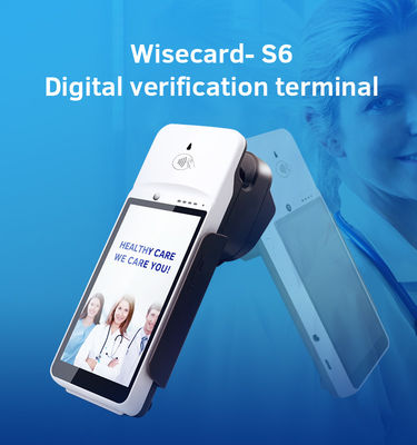 Chip Magstrip 7.4V 5800mAh Smart POS Terminal 2M Pixel WCT-S6