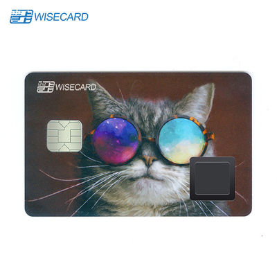 Waterproof Biometric Smart Card , Business Biometric Chip Card