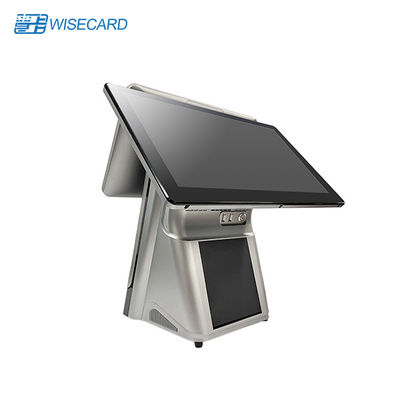 1024X768 Pixels Dual Screen POS Terminal RK3399 Restaurant Touch Screen Cash Register