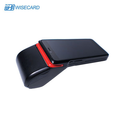 5000mAh Quad Core Android 12.0 POS Terminal met vingerafdruk en thermische printer