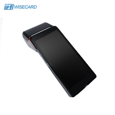 NFC-ondersteunde Android POS-terminal met 1 GB-8 GB geheugen en ingebouwde thermische printer van 58 * 40 mm