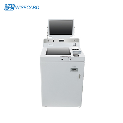 Afdeling Instant Card Issuance Kiosk Zelfservice Groot Advertentie Scherm Aanraakscherm