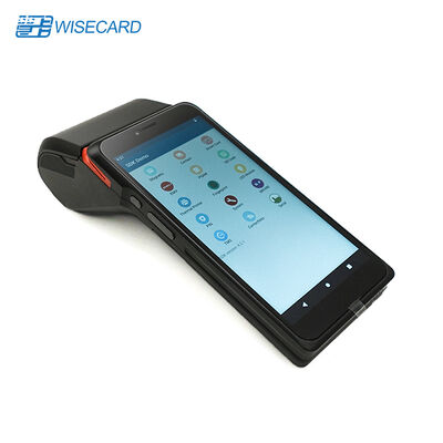 Android POS-terminal met ingebouwde 58*40mm thermische printer, Quad-core processor en EMV-technologie voor veilige betalingen