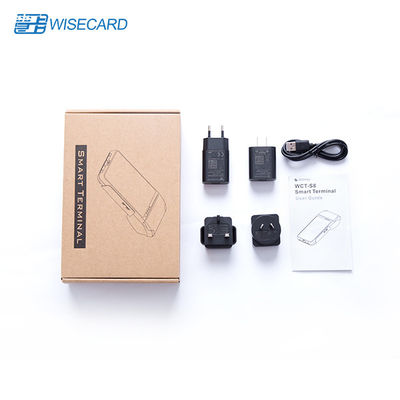 De Duim van de POS-terminalmsr IC NFC 1D tweede Streepjescode van WCDMA 2500mAH Android 5.5