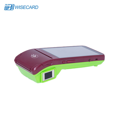 5800mAh biometrische Mobiele POS-terminal 4 PSAM PCI EMMC met Biometrisch