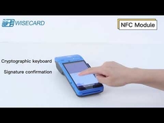 EMV 5800mAh Touchscreen POS-terminal PCI 5.0 NFC Handheld POS-machine