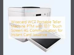 Wisecard WCT Draagbare Teller Machine PTM met 10,1